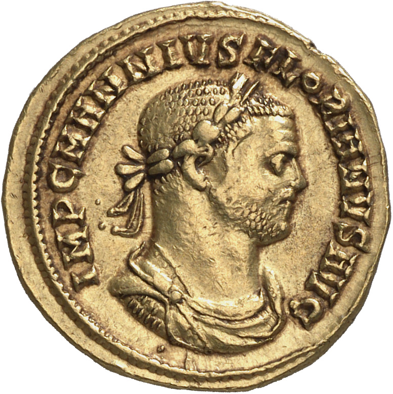 RIC V Florian 17 Florianus obverse, Bust of Florian, laureate, draped, cuirassed, right