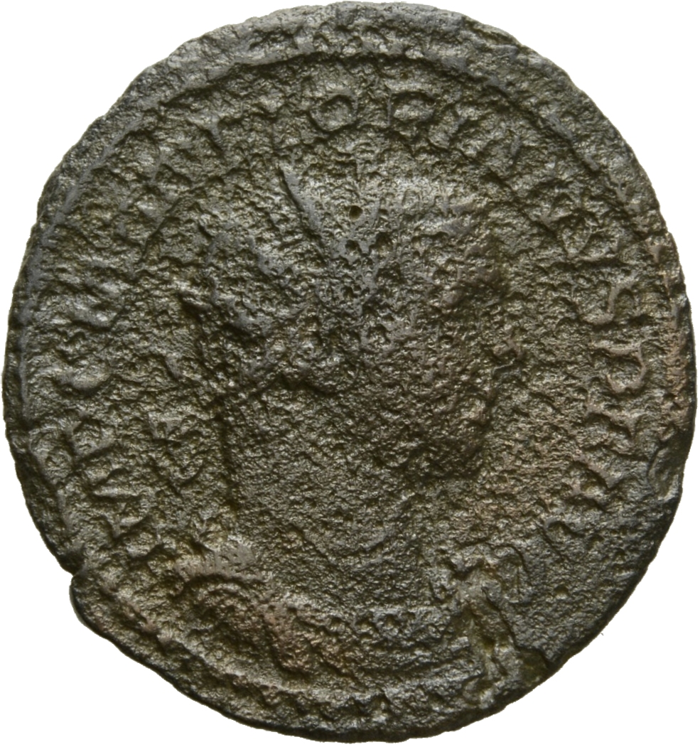 RIC V Florian 2 Florianus obverse, Bust of Florian, radiate, draped, right or bust of Florian, radiate, draped, cuirassed,...