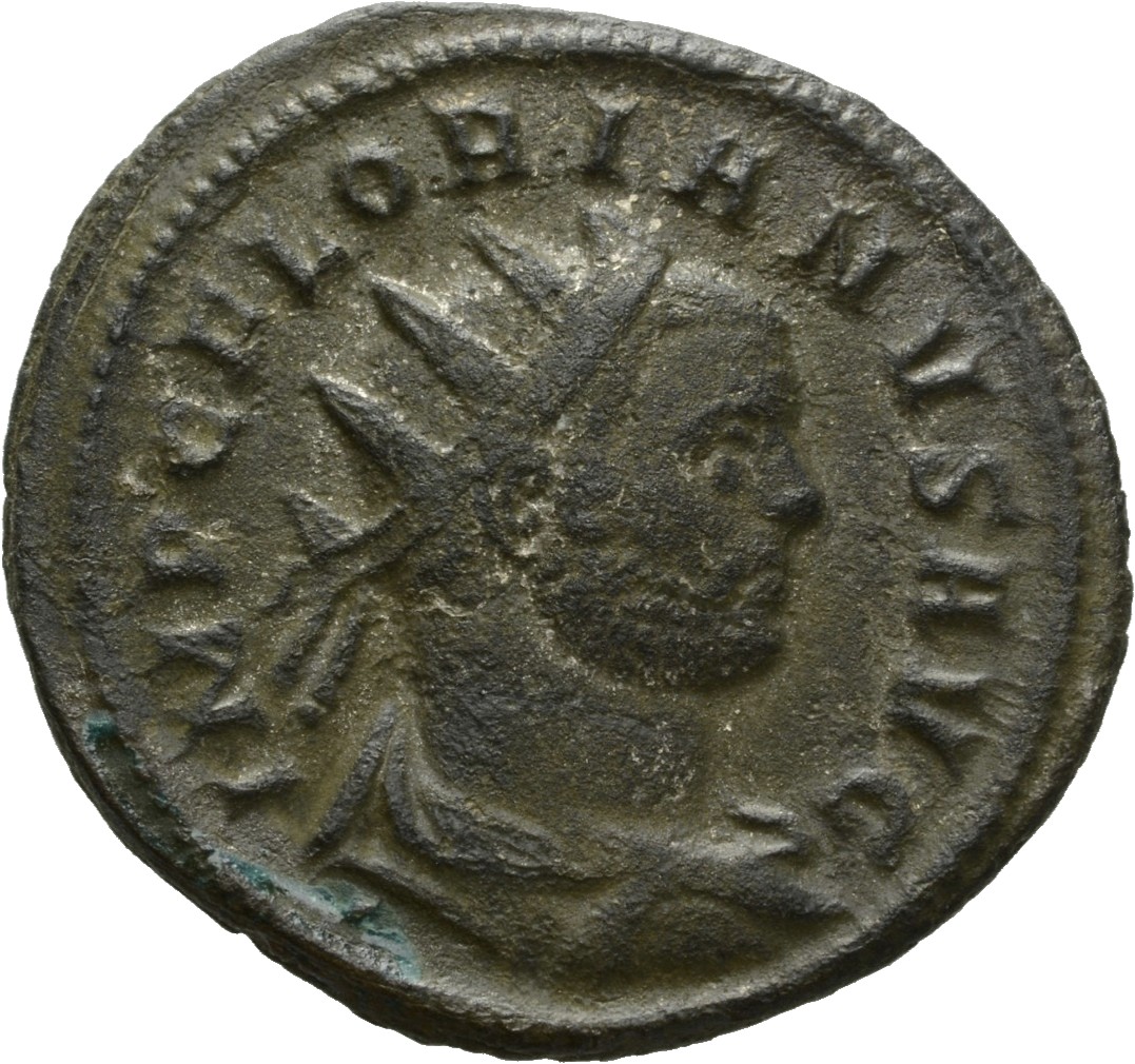 RIC V Florian 25 Florianus obverse, Bust of Florian, radiate, draped, right or bust of Florian, radiate, draped, cuirassed...