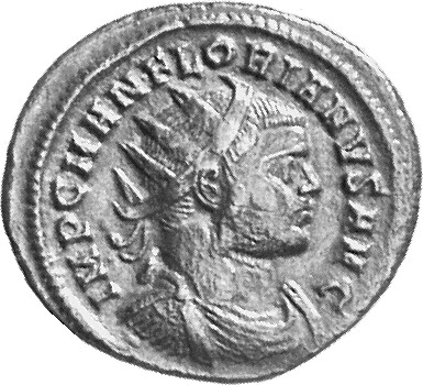 RIC V Florian 68 Florianus obverse, Bust of Florian, radiate, draped, right