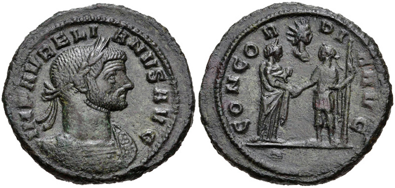 RIC V Florian 80 Florianus obverse, Bust of Florian, radiate, cuirassed, right