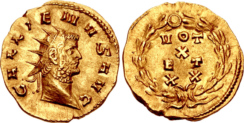 RIC V Florian 95 Florianus obverse, Bust of Florian, radiate, draped, right or bust of Florian, radiate, cuirassed, right