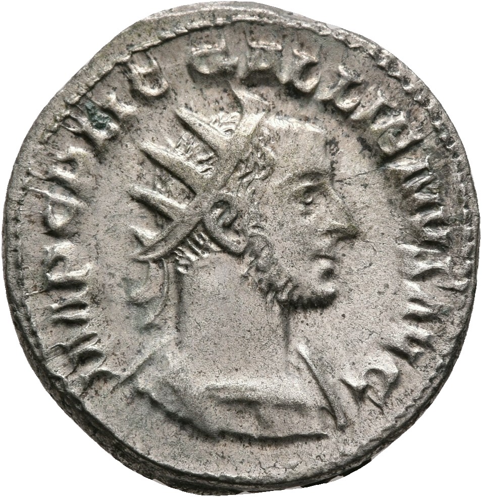 RIC V Gallienus (joint reign) 181f Valerian obverse — Bust of Gallienus, radiate, cuirassed, right