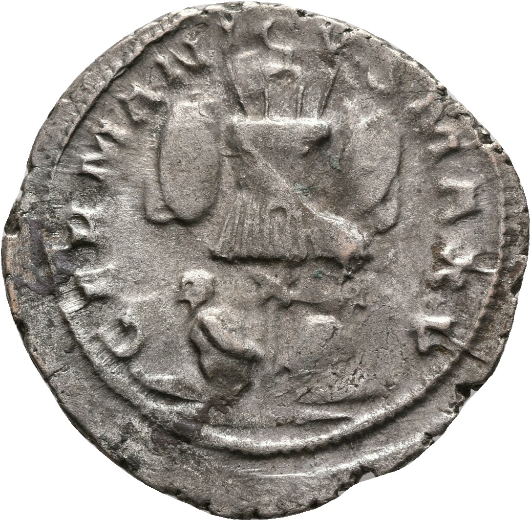 RIC V Gallienus (joint reign) 18f Valerian reverse, Trophy between two captives