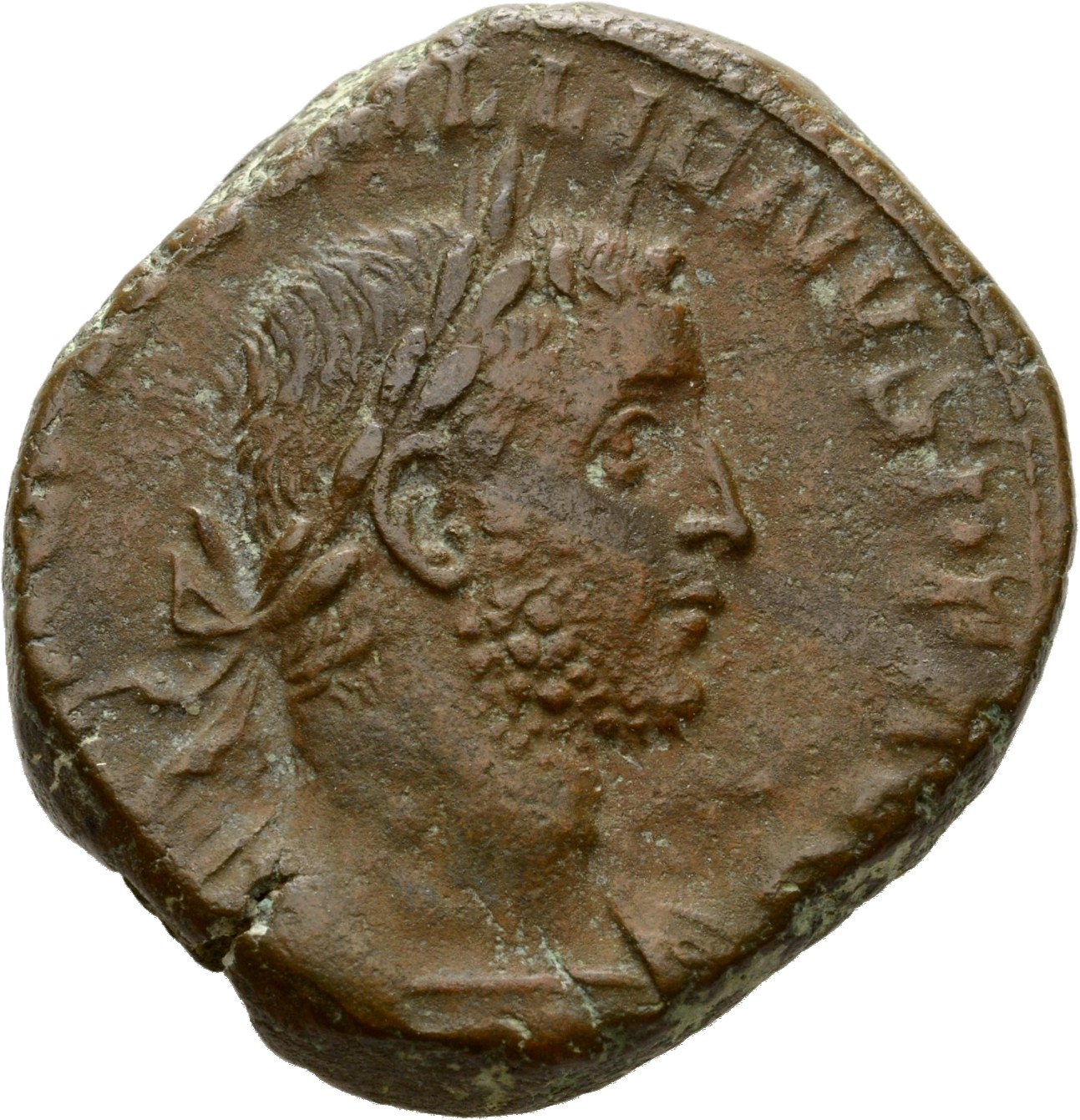 RIC V Gallienus (joint reign) 214e Valerian obverse, Bust of Gallienus, laureate, cuirassed, right