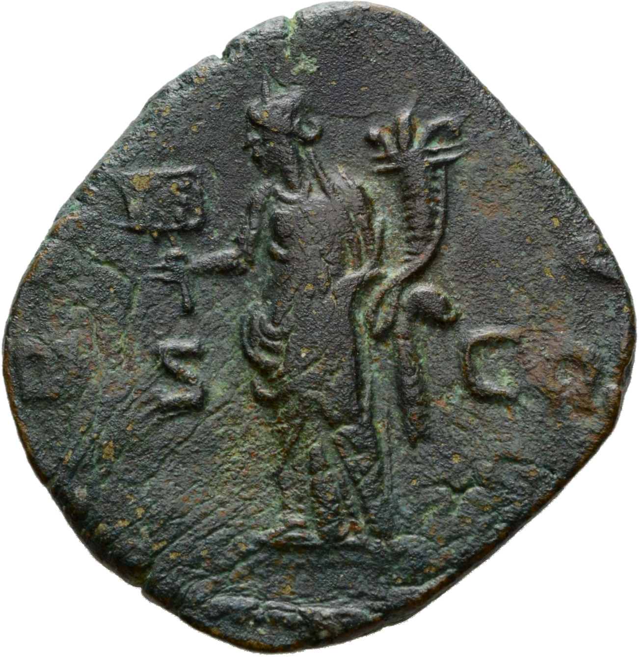 RIC V Gallienus (joint reign) 221 Valerian reverse, Liberalitas, draped, standing left, holding tessera in right hand and ...