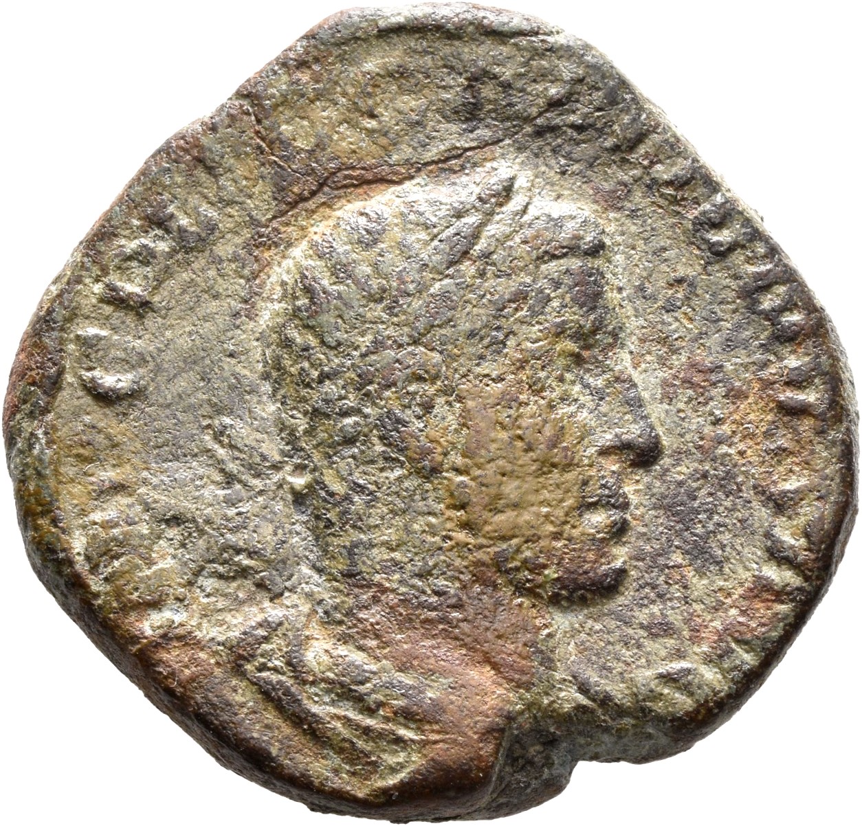 RIC V Gallienus (joint reign) 237 Valerian obverse — Bust of Gallienus, laureate, draped, right