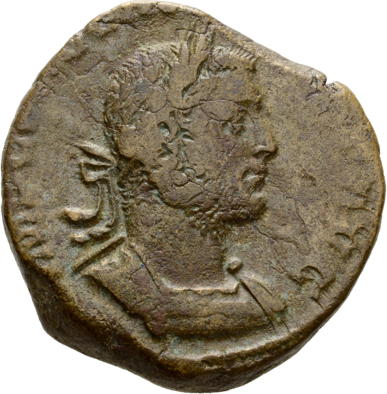 RIC V Gallienus (joint reign) 243 Valerian obverse, Bust of Gallienus, laureate, cuirassed, right
