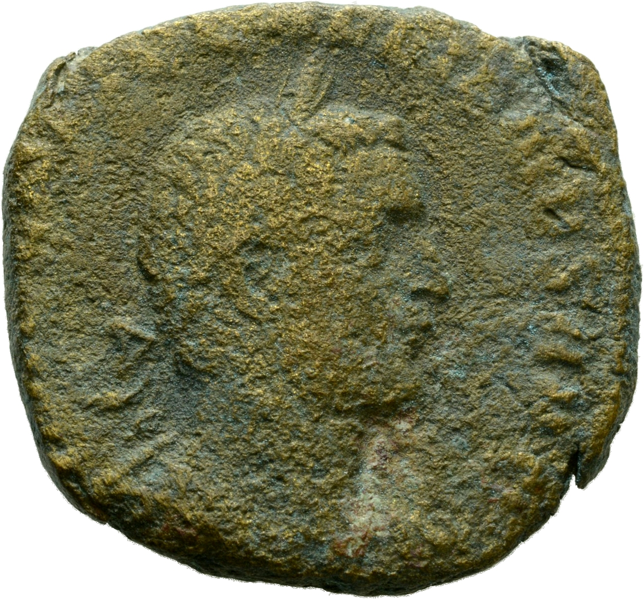 RIC V Gallienus (joint reign) 248 Valerian obverse, Drapierte Panzerbüste des Gallienus mit Lorbeerkranz in Brustansicht n...