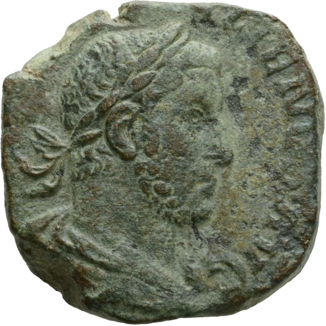 RIC V Gallienus (joint reign) 250 Valerian obverse, Bust of Gallienus, laureate, draped, right