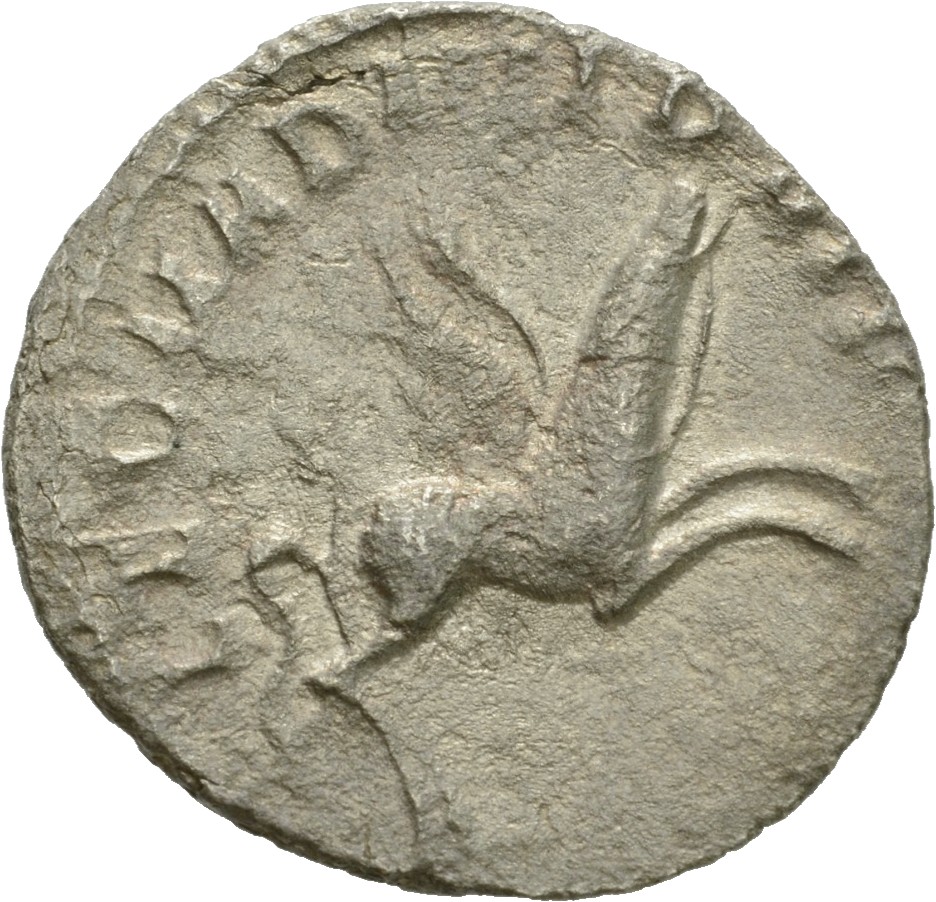 RIC V Gallienus (joint reign) 324(a) Valerian reverse, Pegasus, right