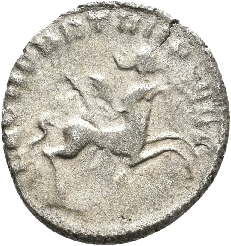 RIC V Gallienus (joint reign) 338 Valerian reverse, Centaur, running right, holding club