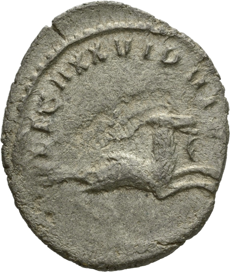 RIC V Gallienus (joint reign) 362c Valerian reverse, Capricorn, right