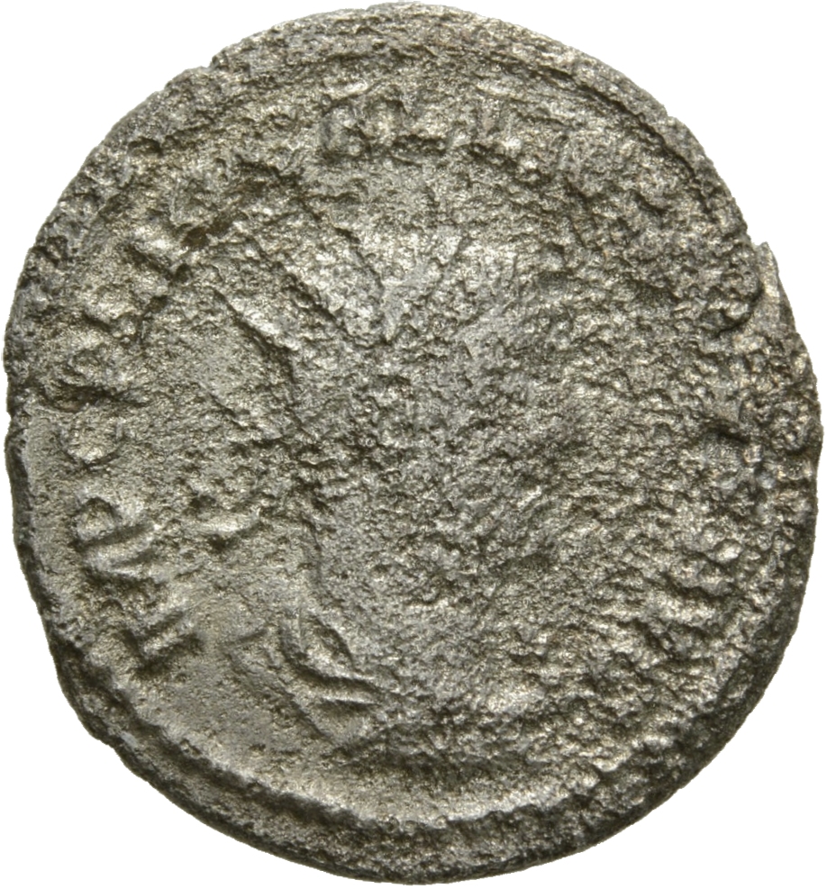 RIC V Gallienus (joint reign) 447a: Subtype 1 Valerian obverse, Bust of Gallienus, radiate, draped, right