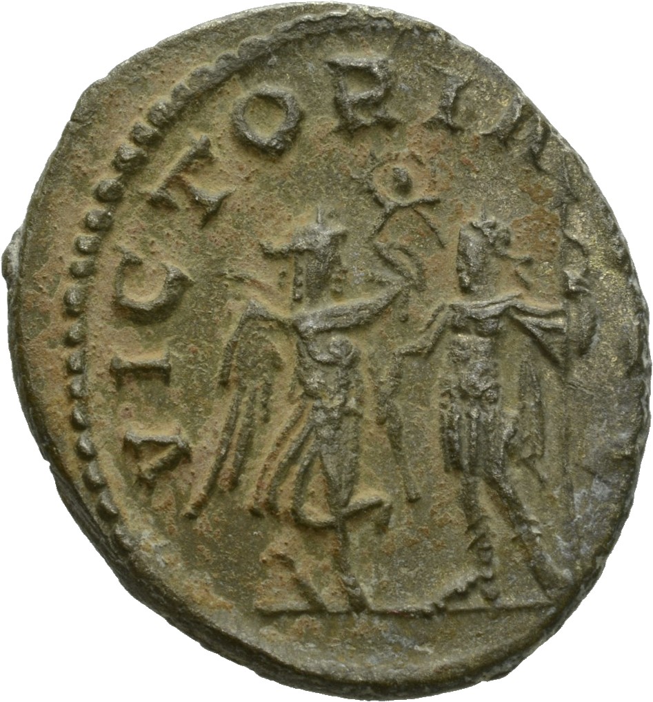 RIC V Gallienus (joint reign) 450a: Subtype 3 Valerian reverse, Gallienus, in military attire, standing left, holding spea...