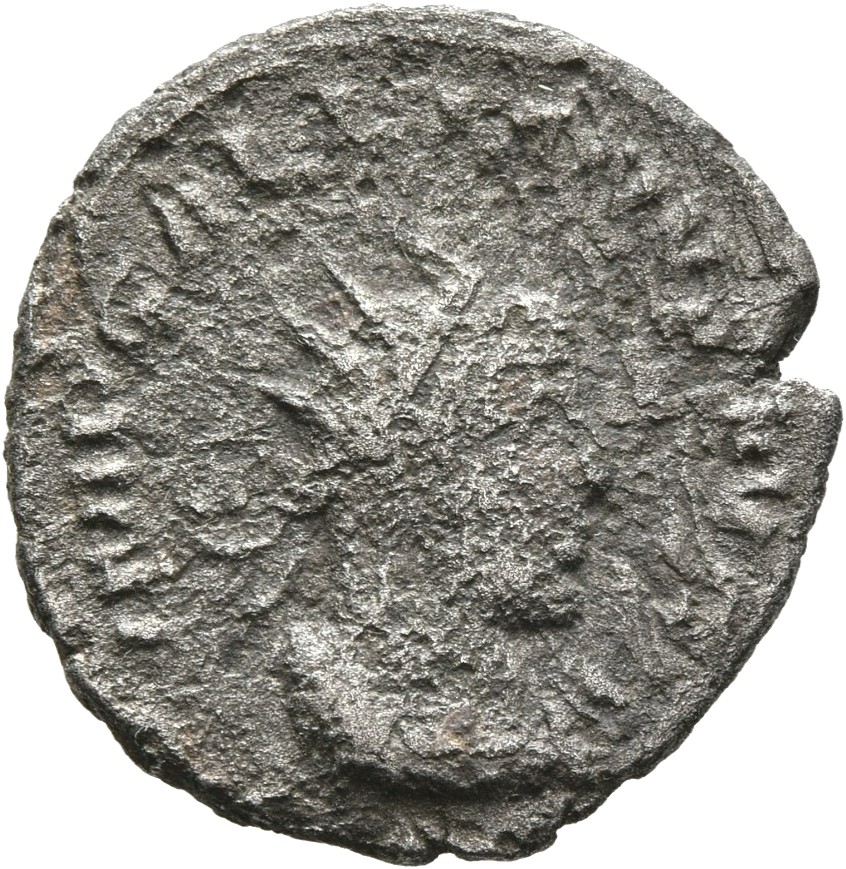 RIC V Gallienus (joint reign) 452 Valerian obverse, Bust of Gallienus, radiate, cuirassed, right