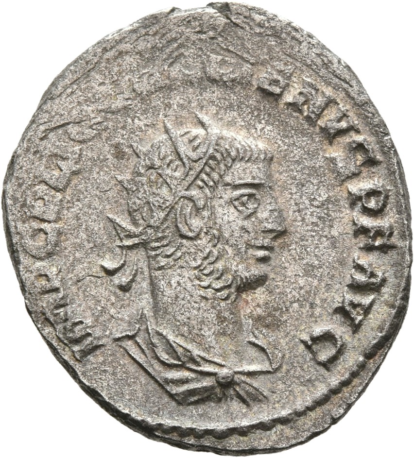 RIC V Gallienus (joint reign) 456a: Subtype 1 Valerian obverse, Bust of Gallienus, radiate, draped, right