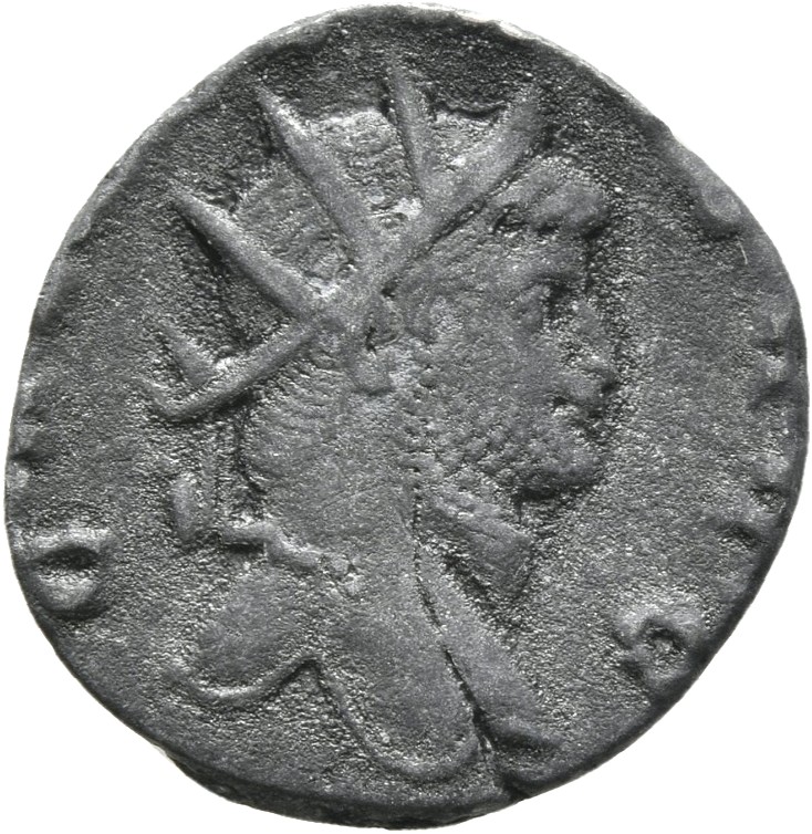 RIC V Gallienus 160 Gallienus obverse — Büste des Gallienus mit Strahlenkrone n. r.
