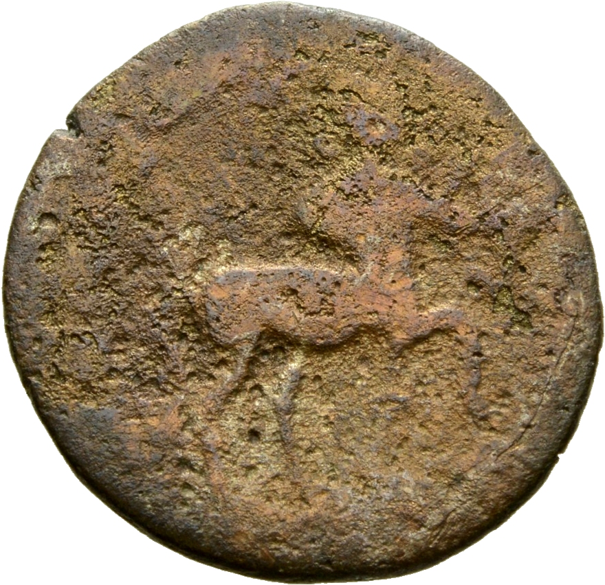 Gallienus reverse — Centaur, walking right, drawing bow