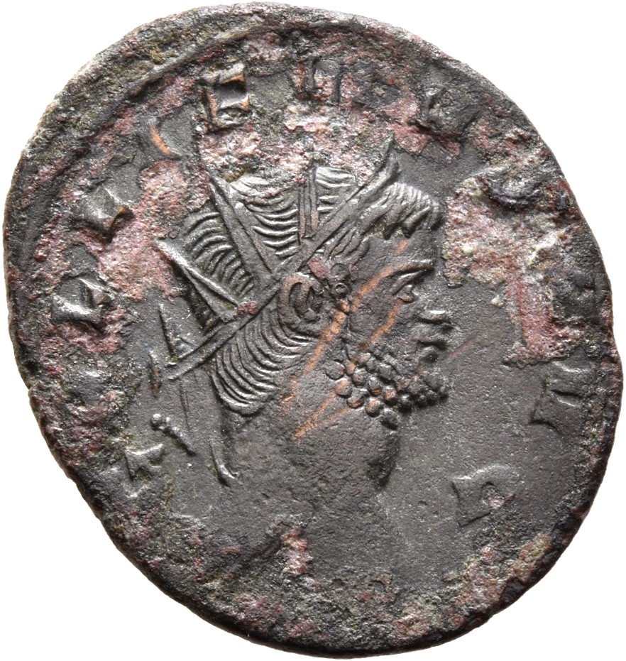 RIC V Gallienus 164k: Subtype 2 Gallienus obverse, Head of Gallienus, radiate, right