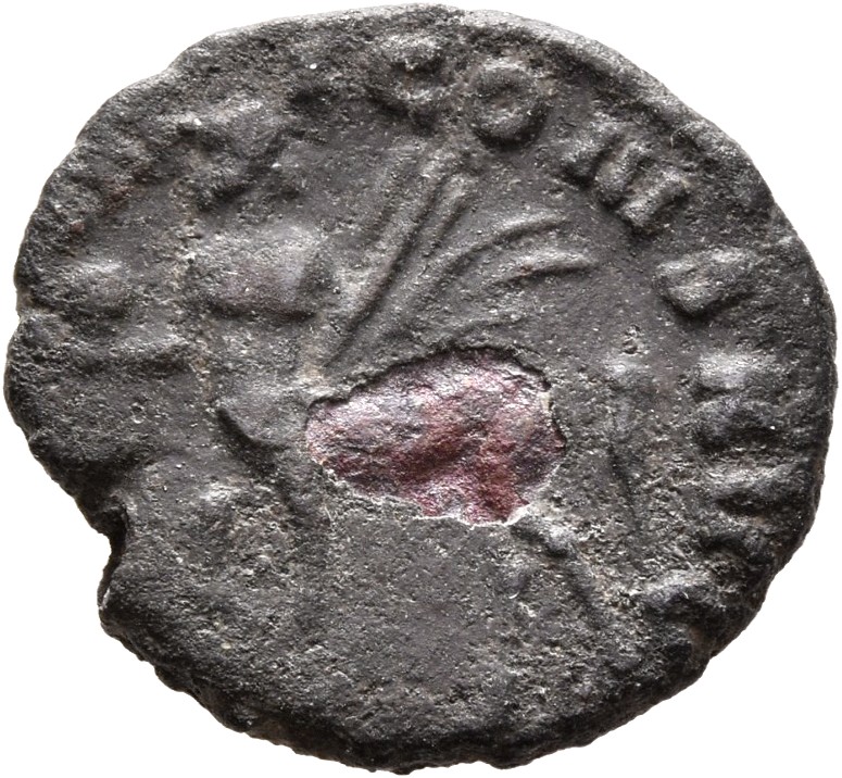 RIC V Gallienus 164k Gallienus reverse, Centaur, walking left, holding globe in right hand and trophy in left hand