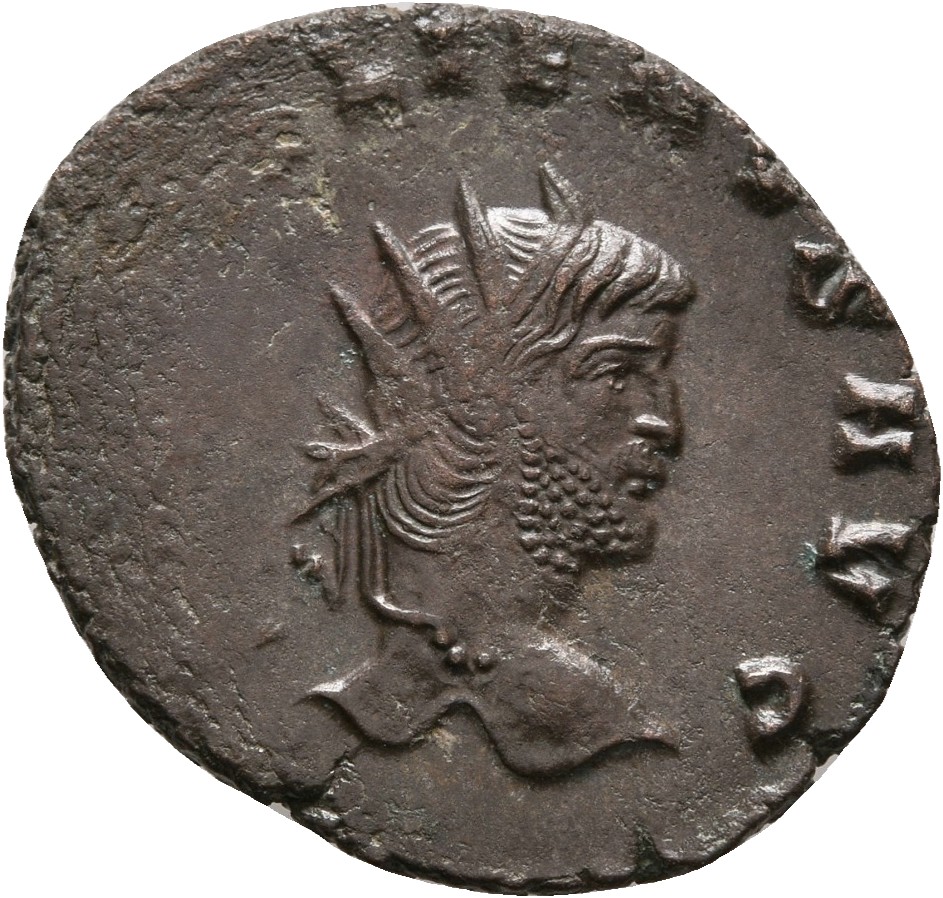 RIC V Gallienus 166: Subtype 1 Gallienus obverse, Head of Gallienus, radiate, right