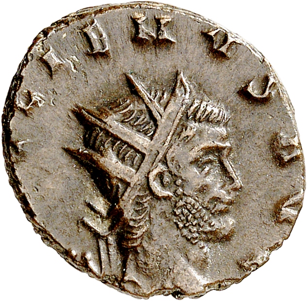 RIC V Gallienus 166 Gallienus obverse, Head of Gallienus, radiate, right