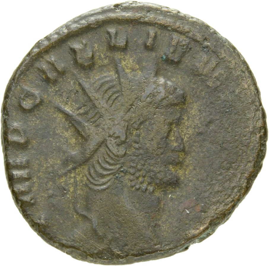 RIC V Gallienus 176k: Subtype 1 Gallienus obverse, Head of Gallienus, radiate, right