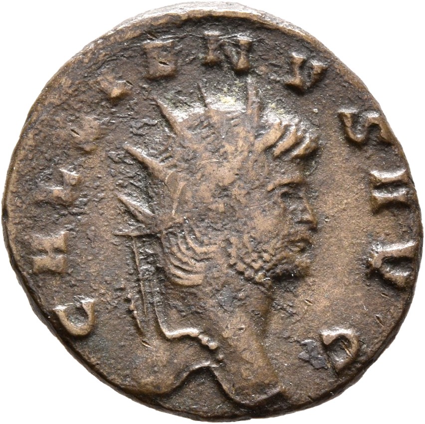 RIC V Gallienus 179k: Subtype 2 Gallienus obverse, Head of Gallienus, radiate, right