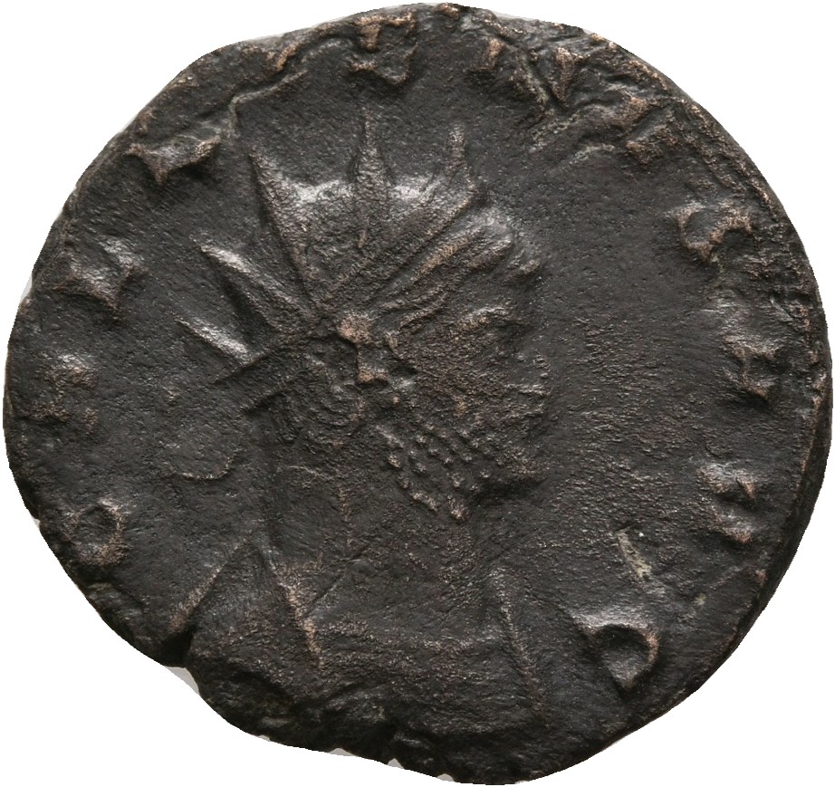 RIC V Gallienus 181f: Subtype 2 Gallienus obverse, Bust of Gallienus, radiate, cuirassed, right
