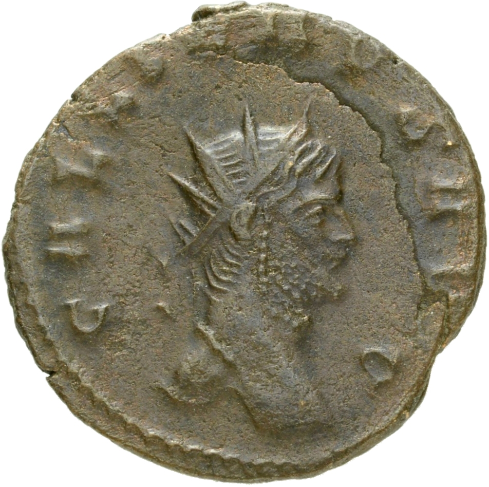 RIC V Gallienus 181k: Subtype 1 Gallienus obverse, Head of Gallienus, radiate, right