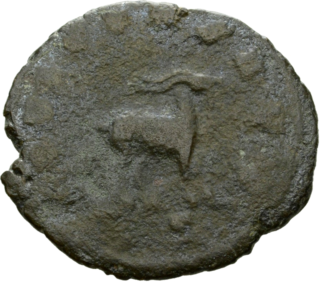 Gallienus reverse — Goat, walking right or left
