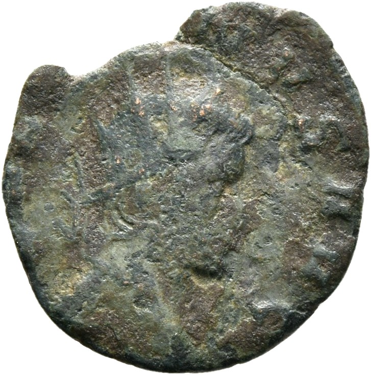 RIC V Gallienus 226 Gallienus obverse, Kopf des Gallienus mit Strahlenkrone nach r.