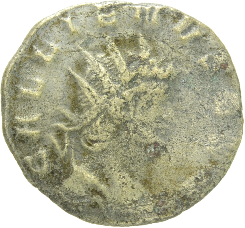 RIC V Gallienus 226k Gallienus obverse, Head of Gallienus, radiate, right