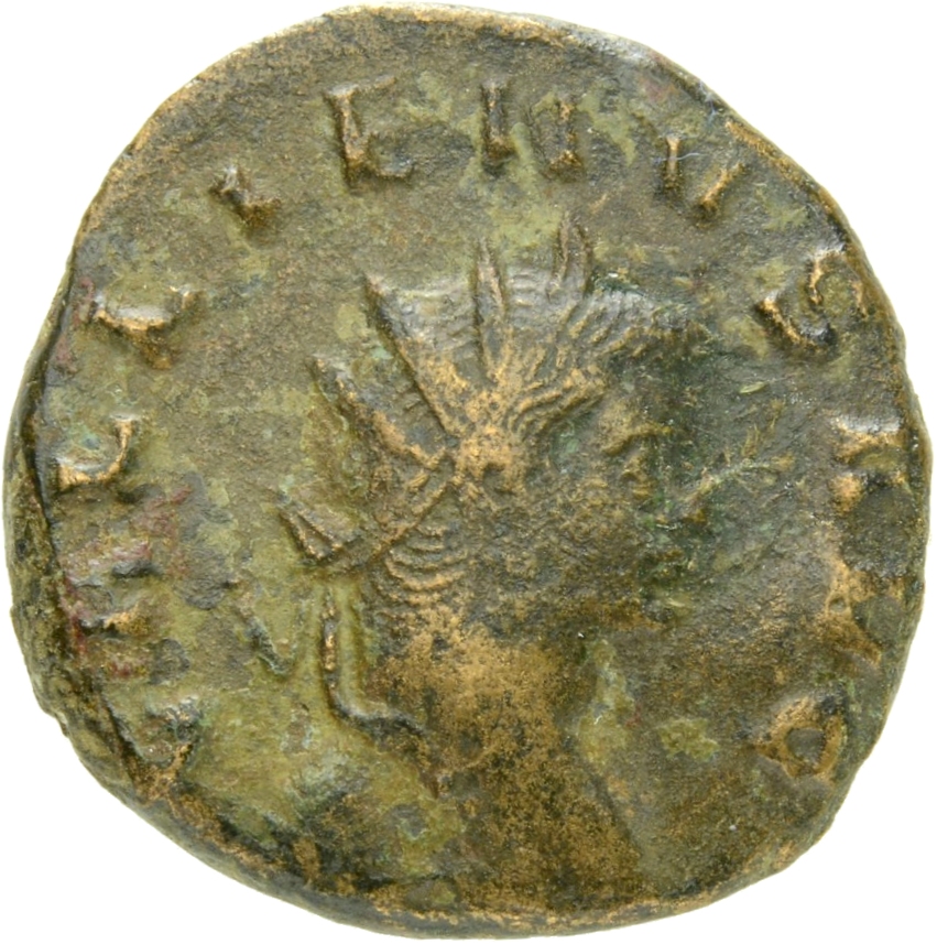 RIC V Gallienus 227kB: Subtype 3 Gallienus obverse, Head of Gallienus, radiate, right