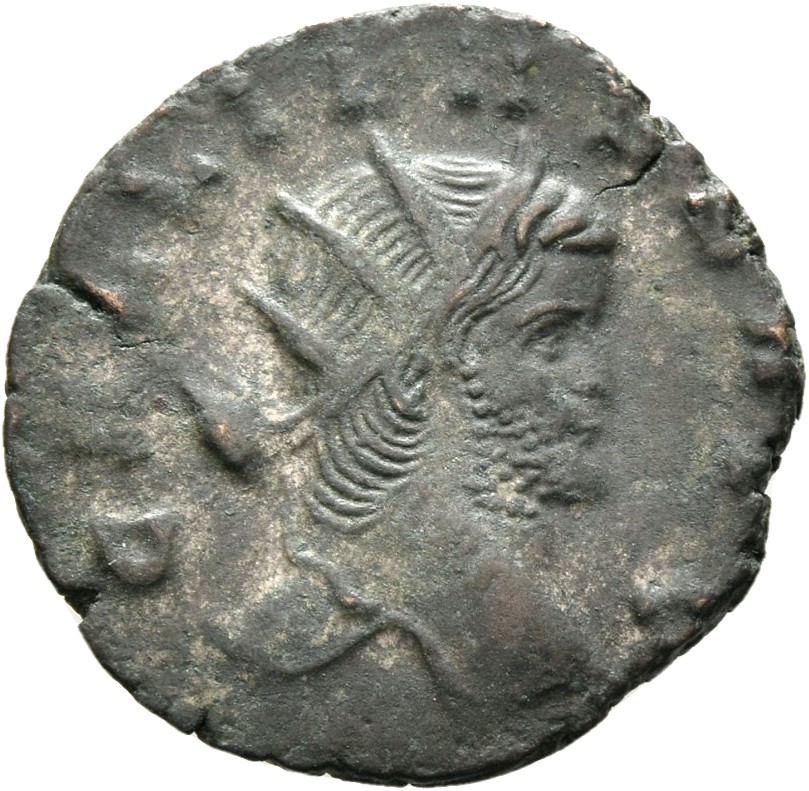 RIC V Gallienus 230 Gallienus obverse, Kopf des Gallienus nach r. mit Strahlenkranz.
