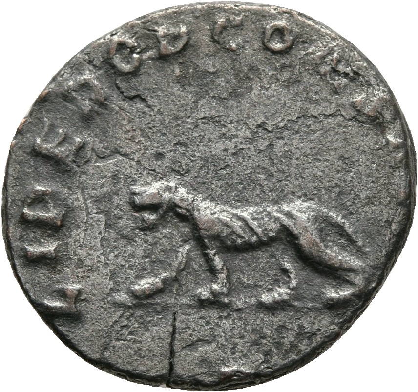 RIC V Gallienus 230k: Subtype 2 Gallienus reverse, Panther, walking right or left