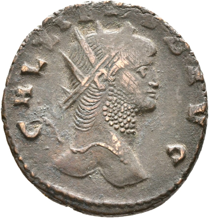 RIC V Gallienus 230k: Subtype 2 Gallienus obverse, Head of Gallienus, radiate, right