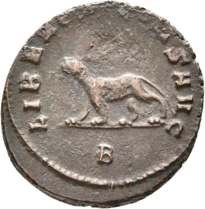 RIC V Gallienus 230k: Subtype 2 Gallienus reverse, Panther, walking right or left
