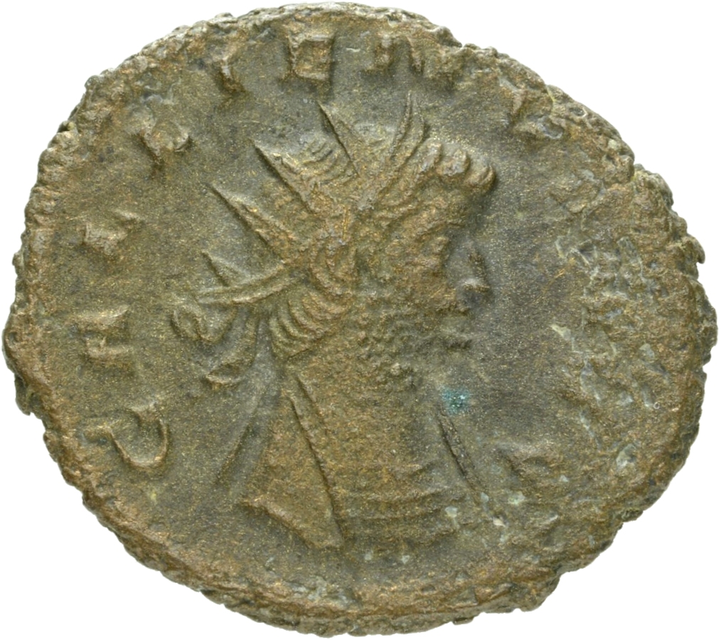 RIC V Gallienus 236fB: Subtype 1 Gallienus obverse, Bust of Gallienus, radiate, cuirassed, right