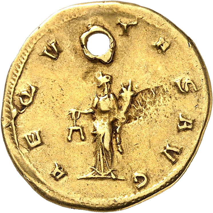 RIC V Gallienus 23b Gallienus reverse, Aequitas, draped, standing left, holding scales in right hand cornucopiae in left hand