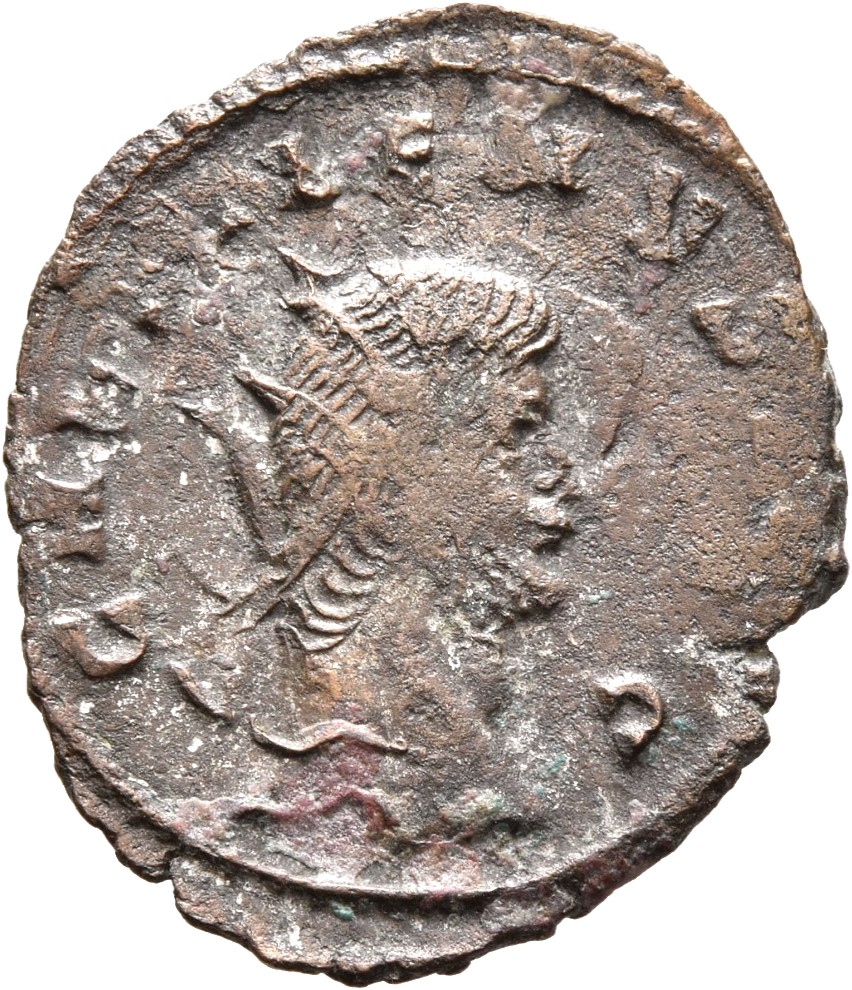 RIC V Gallienus 249k: Subtype 2 Gallienus obverse, Head of Gallienus, radiate, right