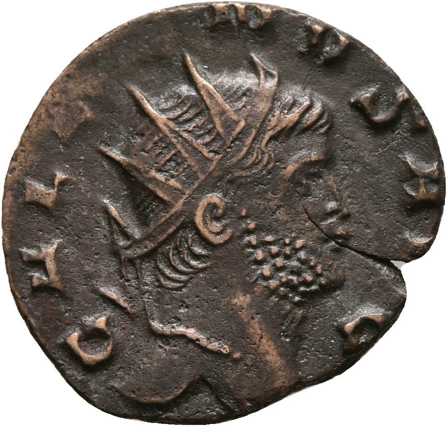 RIC V Gallienus 249k: Subtype 3 Gallienus obverse, Head of Gallienus, radiate, right