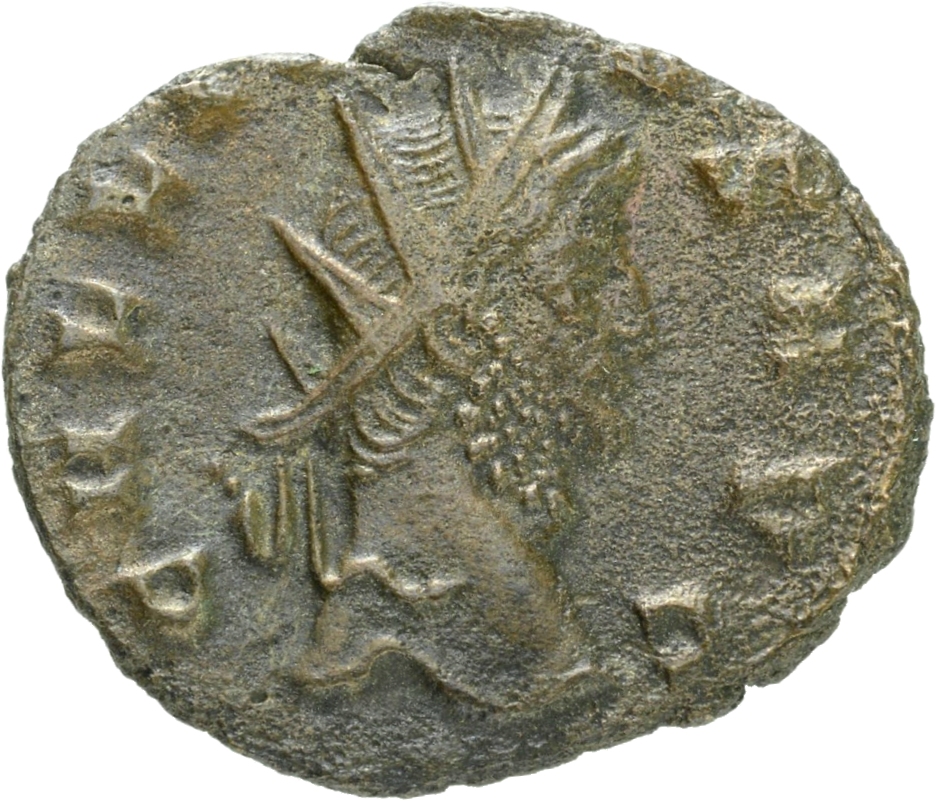 RIC V Gallienus 256k: Subtype 4 Gallienus obverse, Head of Gallienus, radiate, right