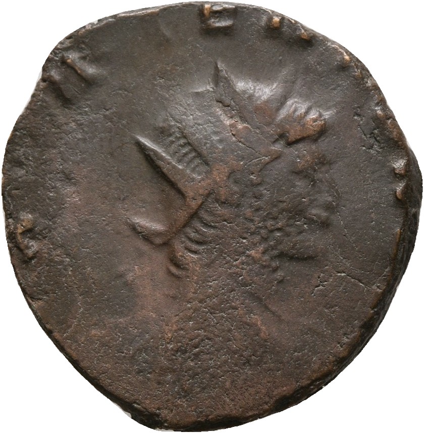 RIC V Gallienus 256k Gallienus obverse, Head of Gallienus, radiate, right