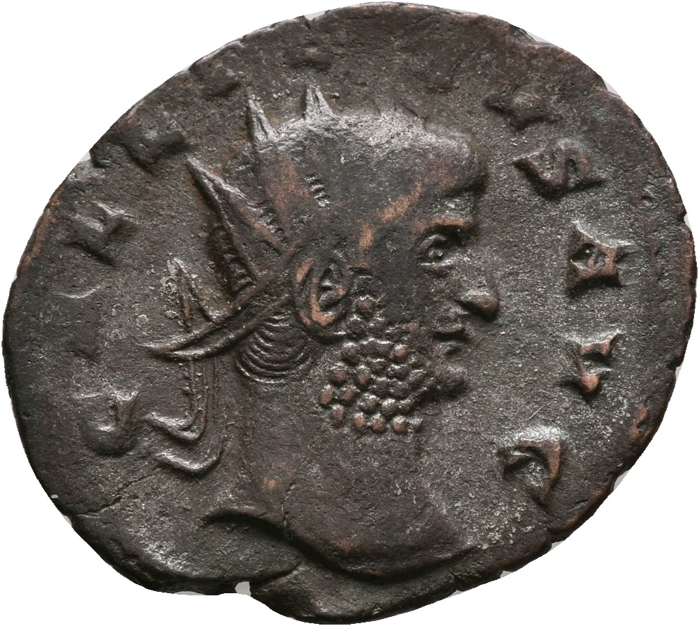 RIC V Gallienus 256k Gallienus obverse, Head of Gallienus, radiate, right