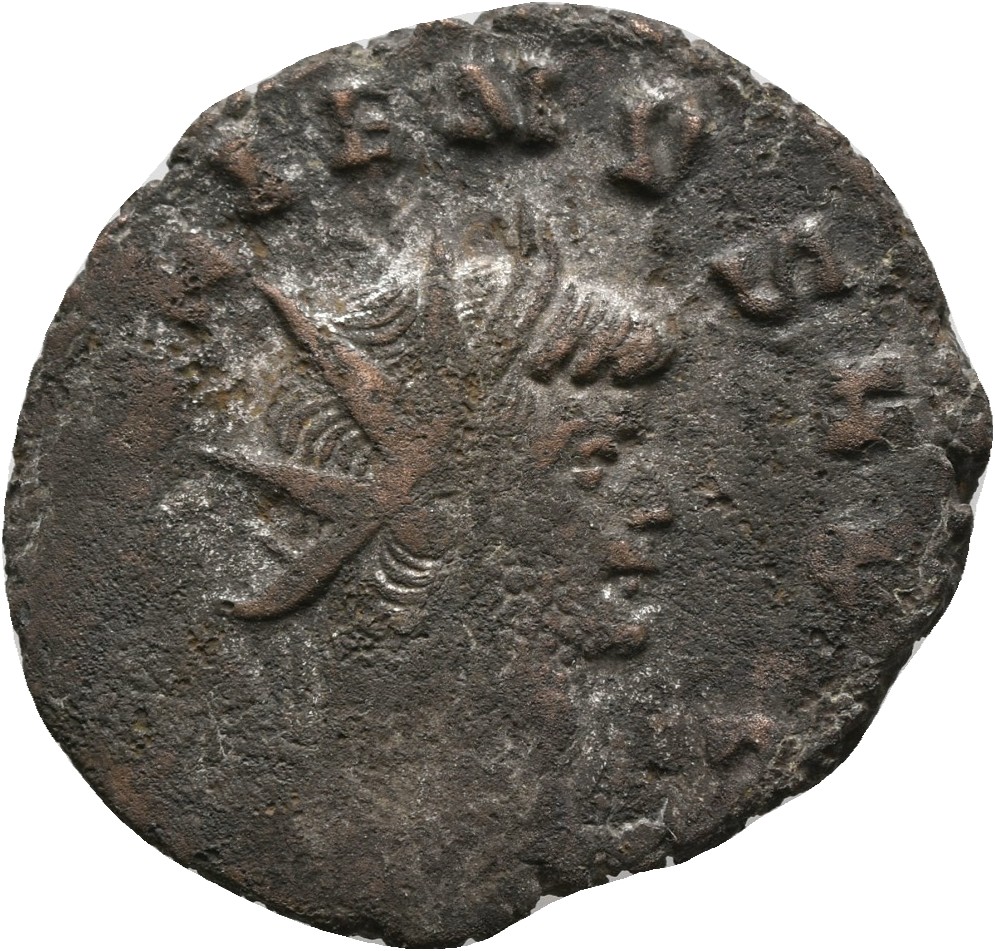RIC V Gallienus 267kB: Subtype 4 Gallienus obverse, Head of Gallienus, radiate, right