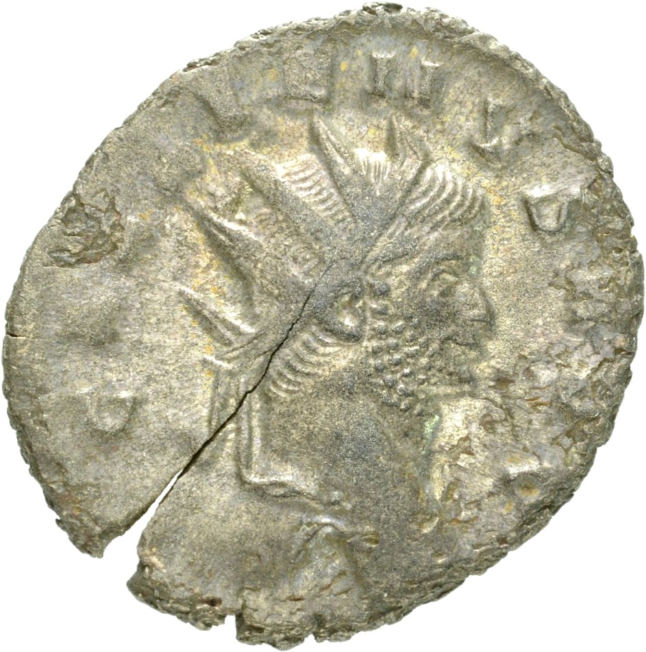 RIC V Gallienus 278k: Subtype 2 Gallienus obverse, Head of Gallienus, radiate, right