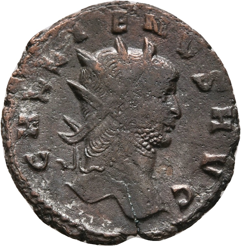 RIC V Gallienus 280k: Subtype 2 Gallienus obverse, Head of Gallienus, radiate, right
