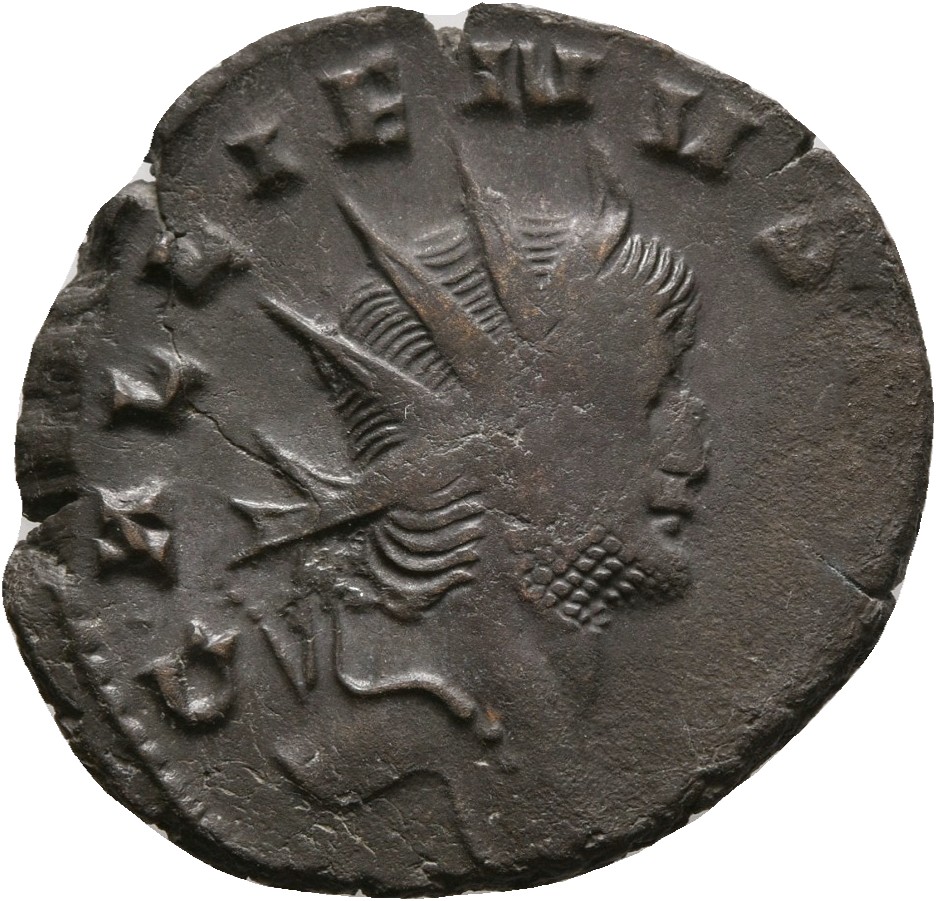 RIC V Gallienus 283k: Subtype 3 Gallienus obverse, Head of Gallienus, radiate, right